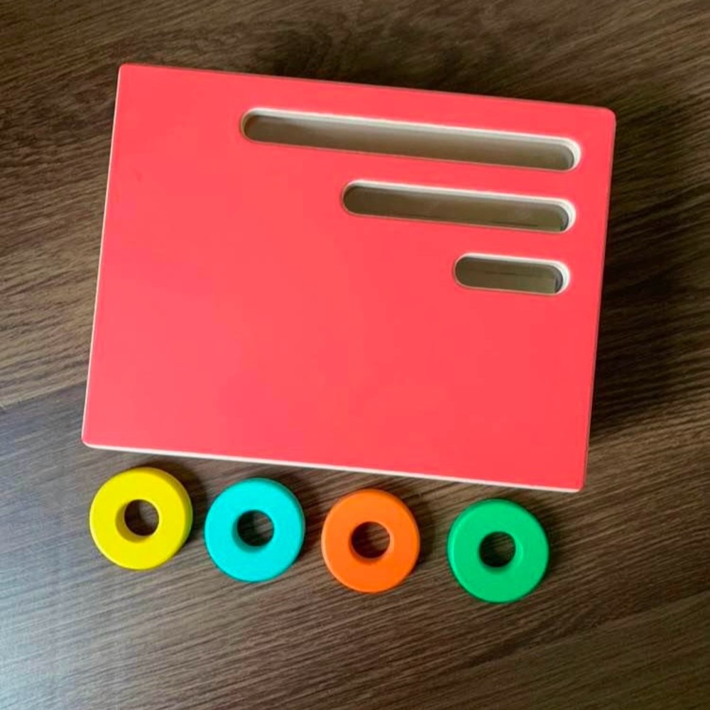 Bright Red and Yellow Learning Toys